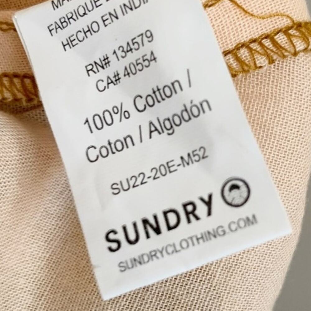 Sundry Retro Floral Maxi Dress Small NWT - Picture 8 of 9